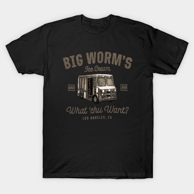 big worm black white T-Shirt by FROGlucu